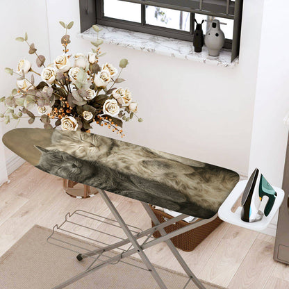 1-Piece Cute Cat Animal Print  Ironing Board Cover, Universal Size, Without Board