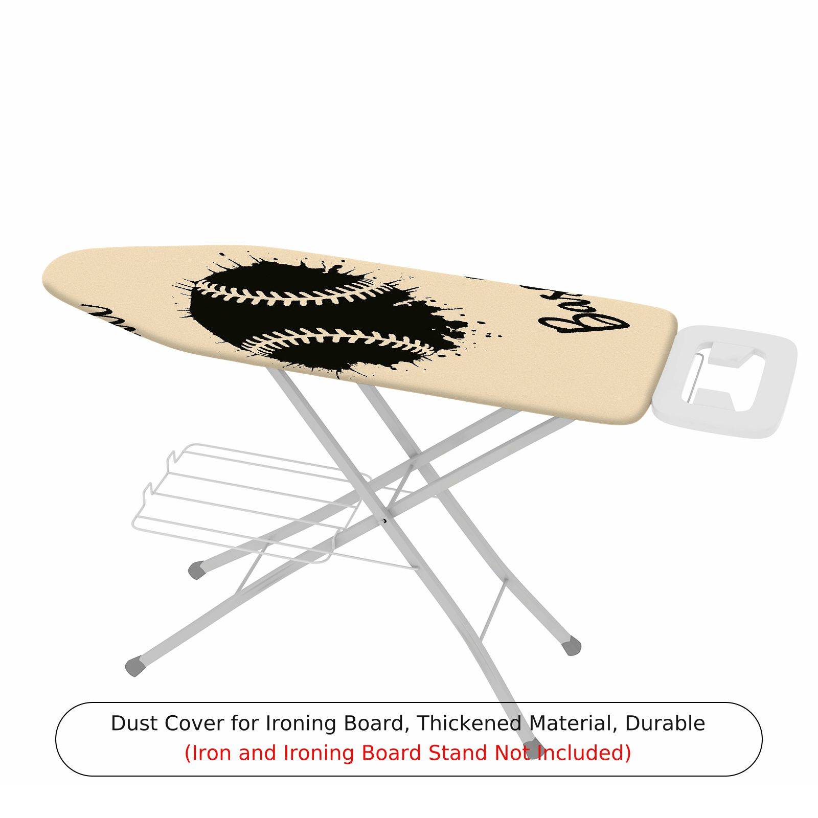 1-Piece Baseball Sports Fun  Ironing Board Cover, Universal Size, Without Board