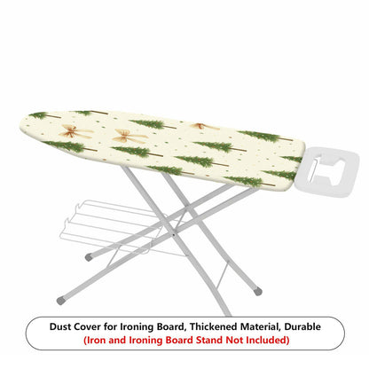 1-Piece Christmas Tree Golden Bow Decorative  Ironing Board Cover, Universal Size, Without Board