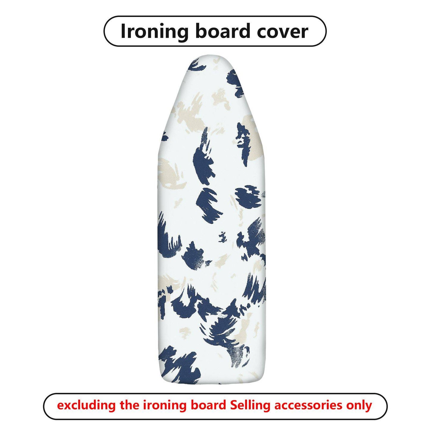 1-Piece Abstract Printed Minimalist  Ironing Board Cover, Universal Size, Without Board