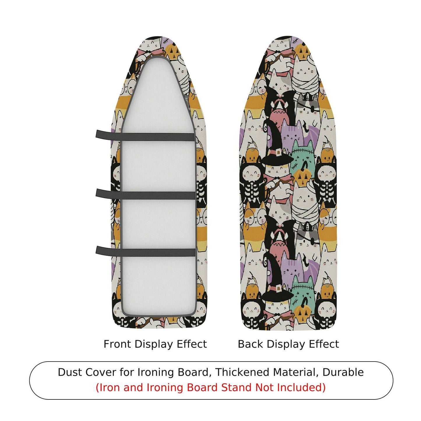 1-Piece Colorful Pattern Fun  Ironing Board Cover, Universal Size, Without Board