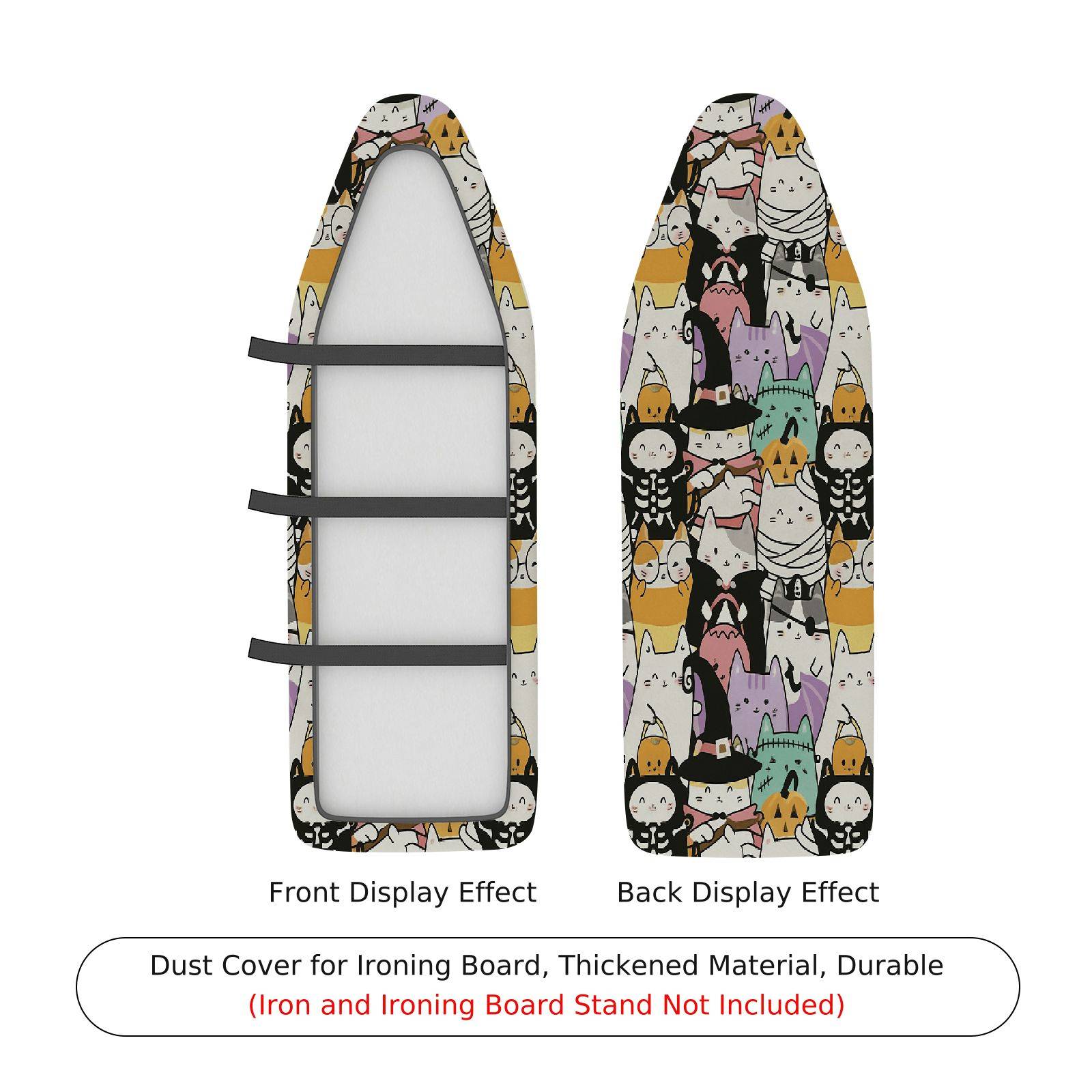 1-Piece Colorful Pattern Fun  Ironing Board Cover, Universal Size, Without Board