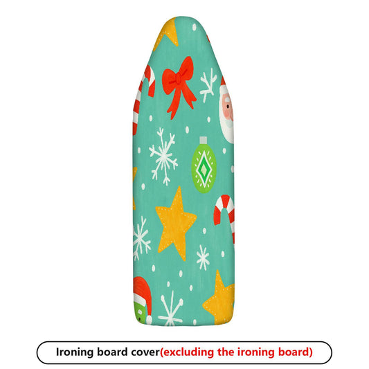 1-Piece Christmas Snowflake Candy Cane  Ironing Board Cover, Universal Size, Without Board