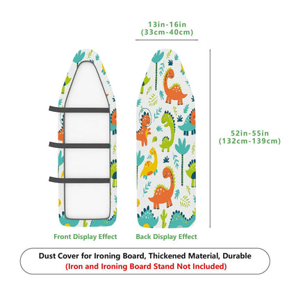 1-Piece Dinosaur Colorful Fun  Ironing Board Cover, Universal Size, Without Board