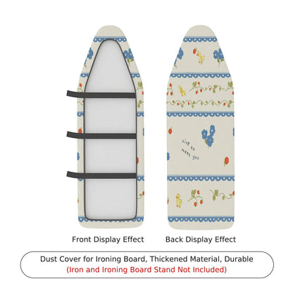 1-Piece Floral Pattern  Cute  Ironing Board Cover, Universal Size, Without Board