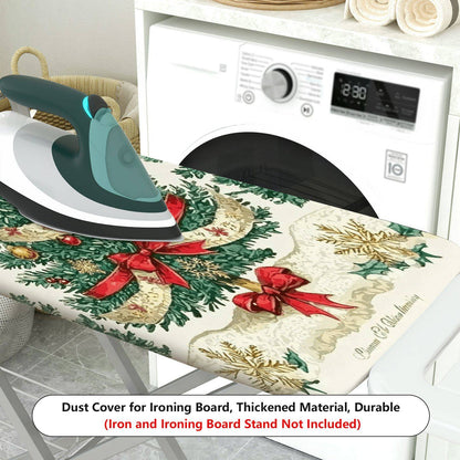 1-Piece Christmas Tree Festive Seasonal  Ironing Board Cover, Universal Size, Without Board