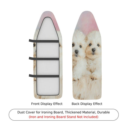 1-Piece Cute Puppy Pastel  Ironing Board Cover, Universal Size, Without Board