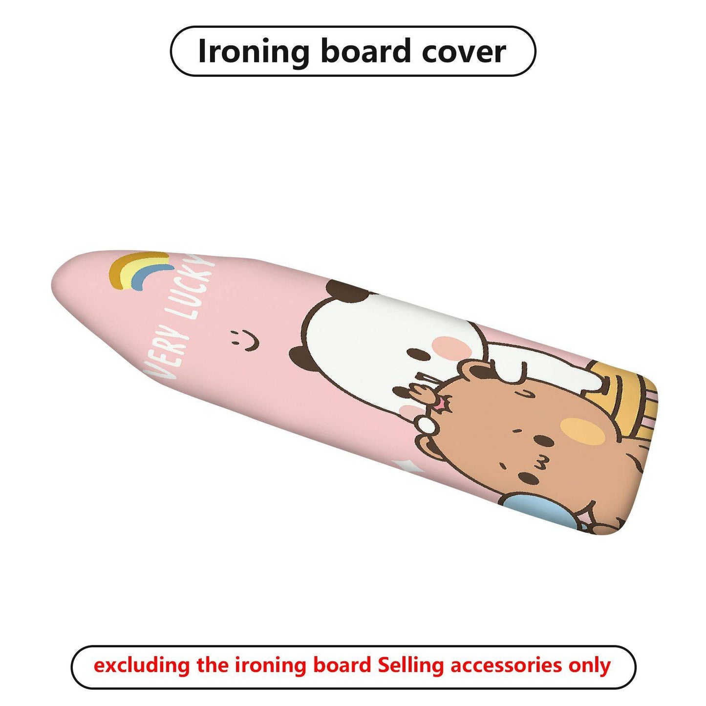 1-Piece Cute Animal Rainbow  Ironing Board Cover, Universal Size, Without Board
