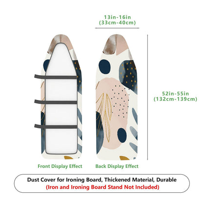 1-Piece Abstract Art Pattern Geometric Shapes Pastel Color  Ironing Board Cover, Universal Size, Without Board