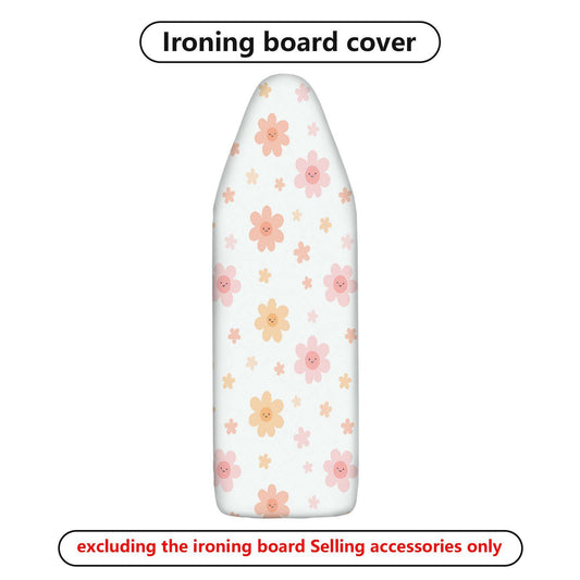 1-Piece Floral Pink Cute Patterns  Ironing Board Cover, Universal Size, Without Board