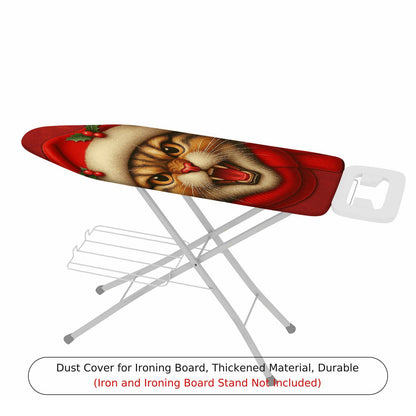 1-Piece Christmas Cat Festive  Ironing Board Cover, Universal Size, Without Board