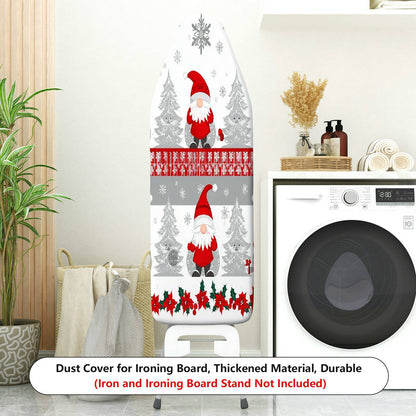 1-Piece Santa Claus Snowflake Christmas Tree  Ironing Board Cover, Universal Size, Without Board