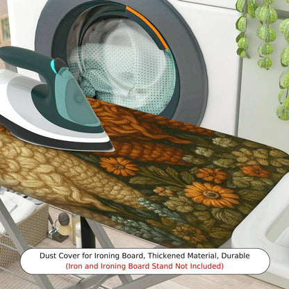 1-Piece Alpaca Animal Floral  Ironing Board Cover, Universal Size, Without Board