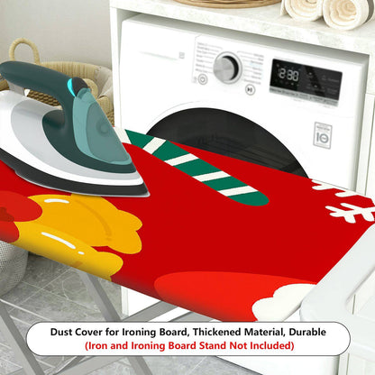 1-Piece Christmas Candy Bow  Ironing Board Cover, Universal Size, Without Board