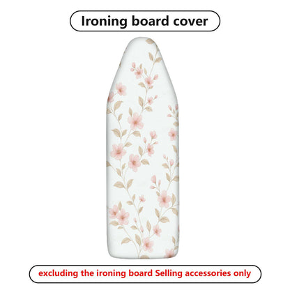 1-Piece Floral Blossom Beige  Ironing Board Cover, Universal Size, Without Board