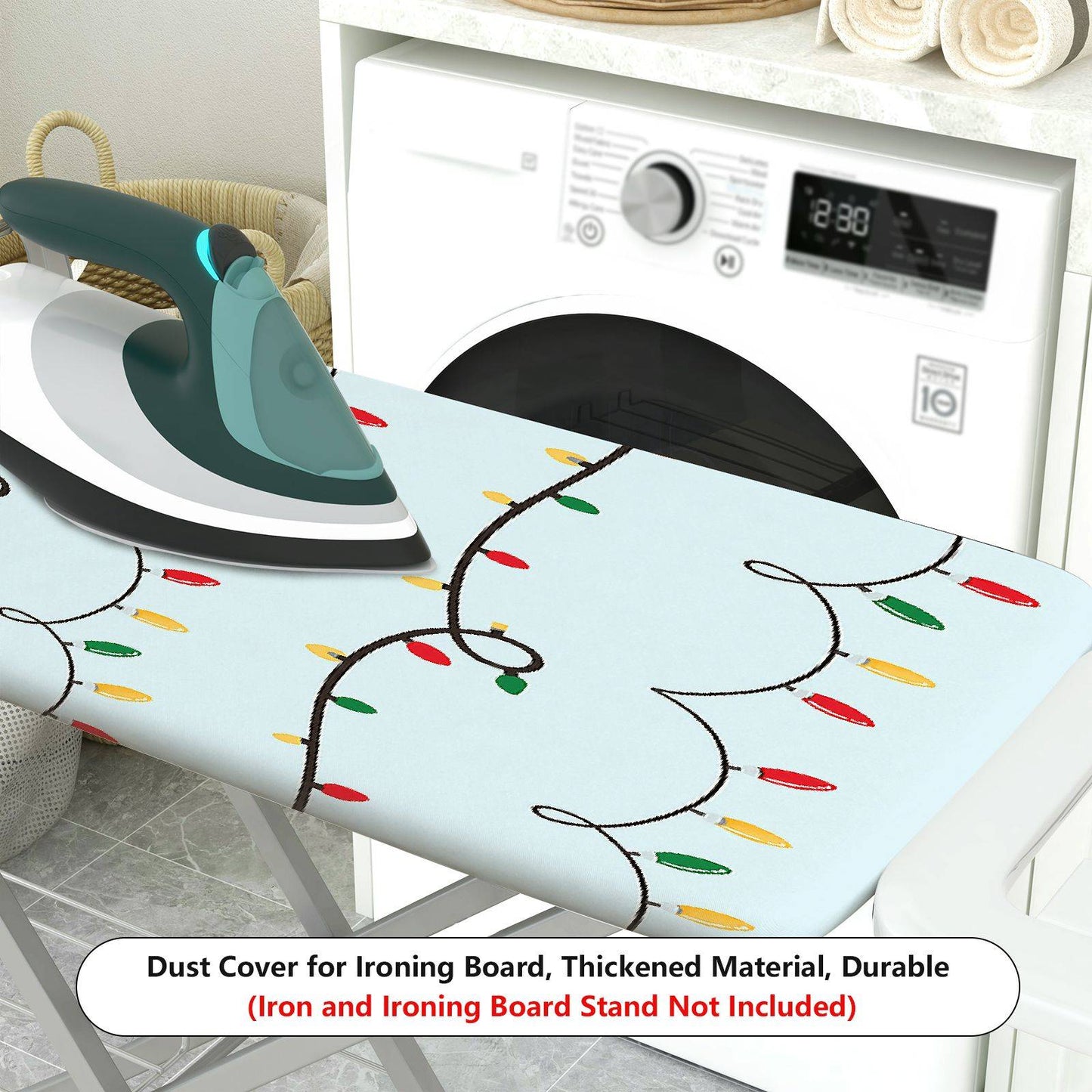 1-Piece Christmas Holiday  Decorative  Ironing Board Cover, Universal Size, Without Board