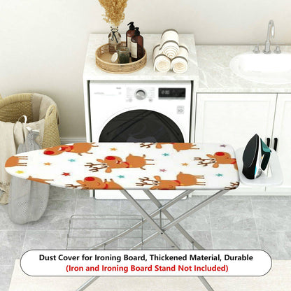 1-Piece Christmas Reindeer Star Pattern  Ironing Board Cover, Universal Size, Without Board