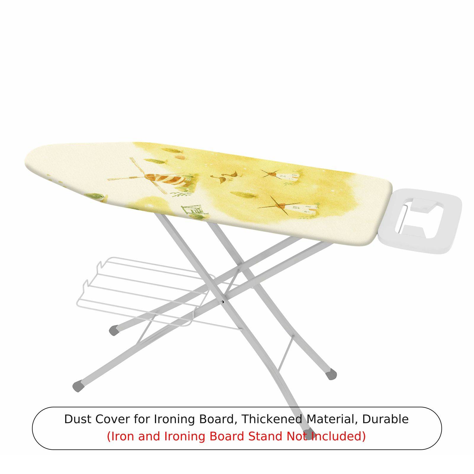 1-Piece Windmill Village Scenic  Ironing Board Cover, Universal Size, Without Board