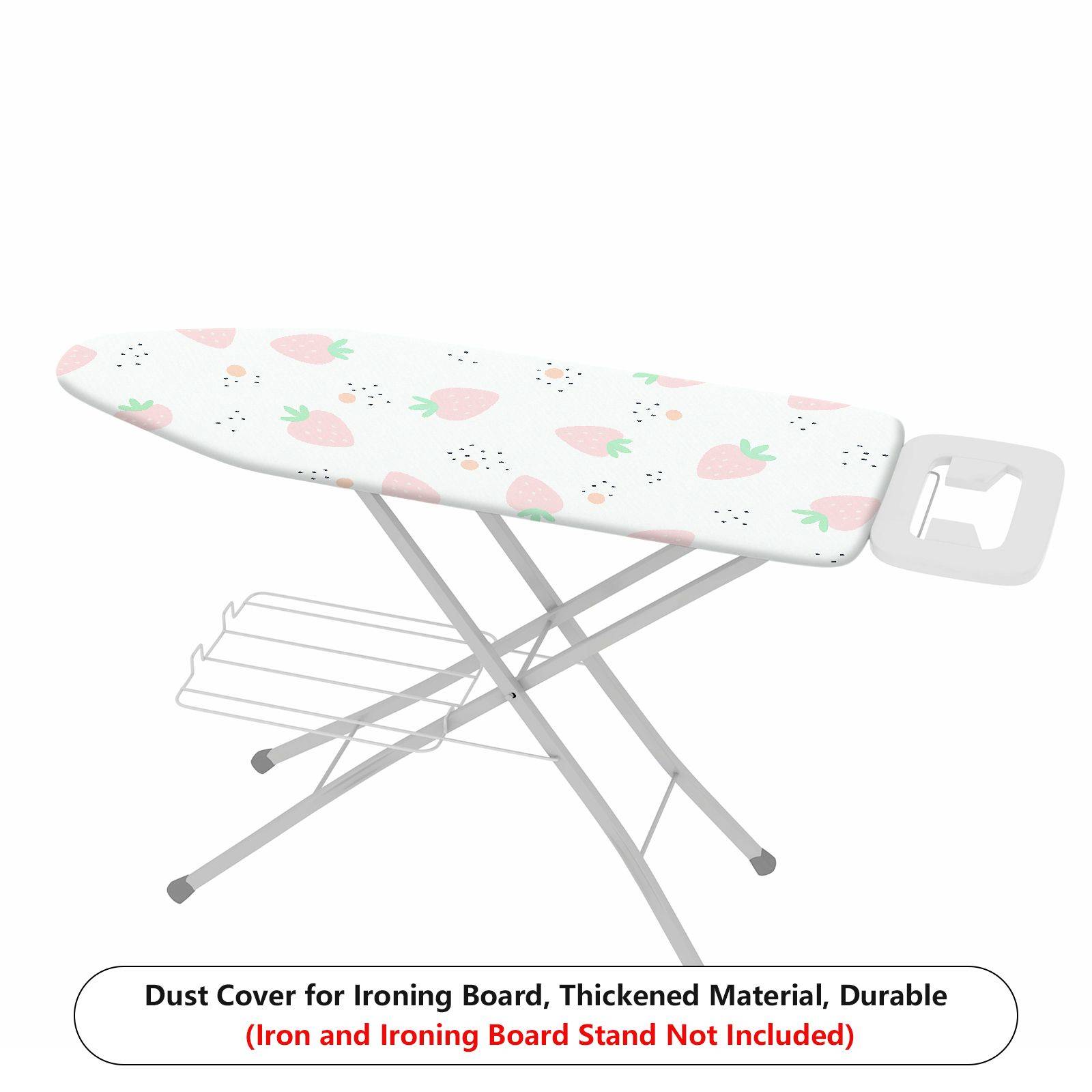 1-Piece Strawberry Floral Cute  Ironing Board Cover, Universal Size, Without Board