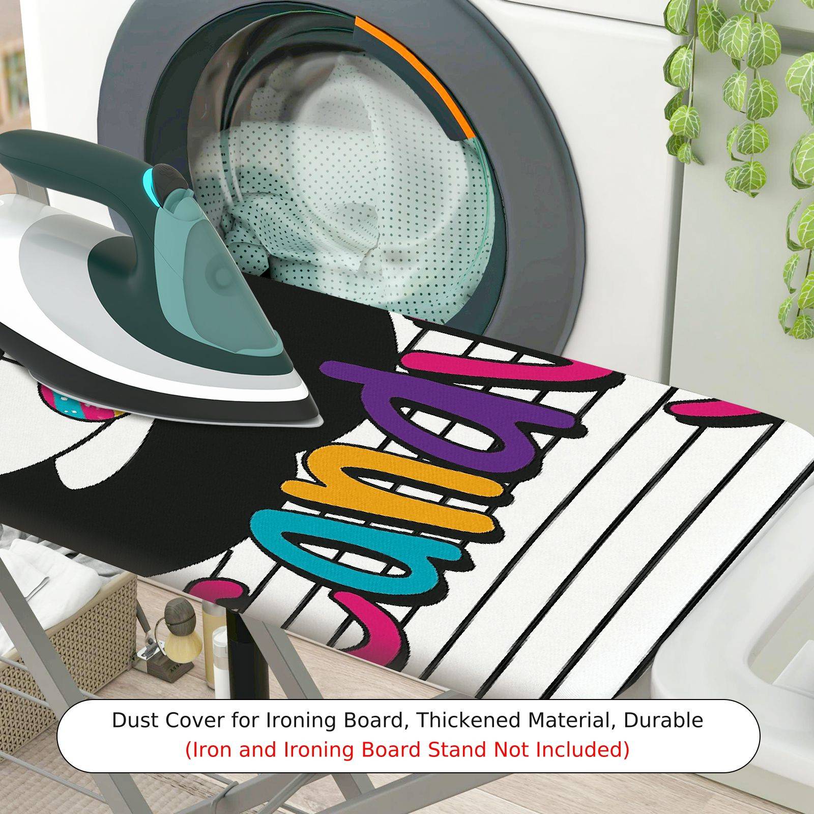 1-Piece Panda Cute  Ironing Board Cover, Universal Size, Without Board