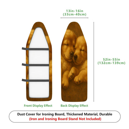 1-Piece Puppy Sleeping Cozy Cute  Ironing Board Cover, Universal Size, Without Board