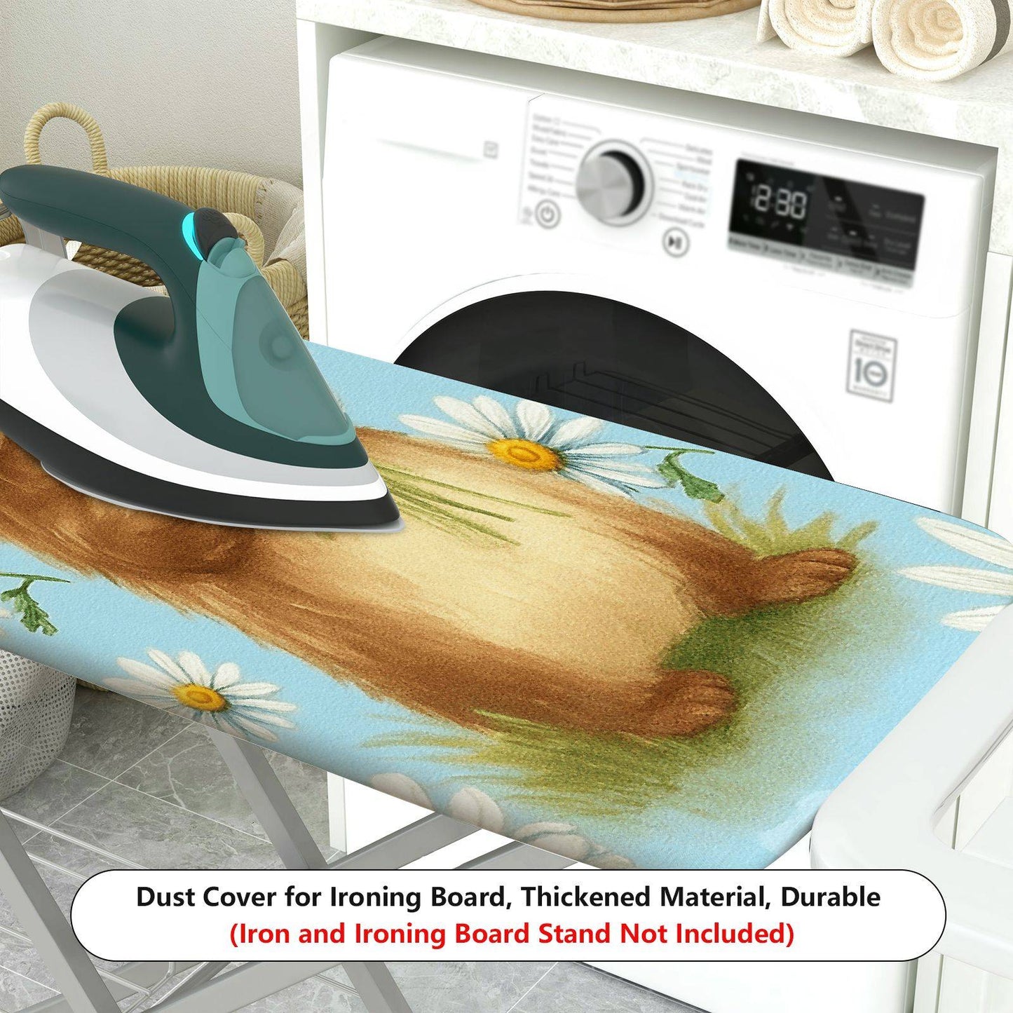1-Piece Cute Flower Animal  Ironing Board Cover, Universal Size, Without Board