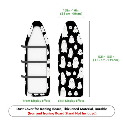 1-Piece Halloween Ghost Fun  Ironing Board Cover, Universal Size, Without Board