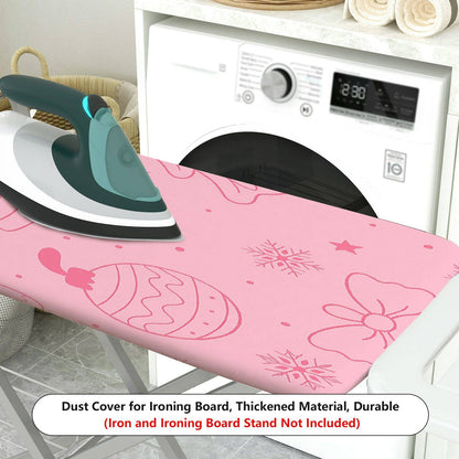 1-Piece Christmas Bell Star Ornament  Ironing Board Cover, Universal Size, Without Board
