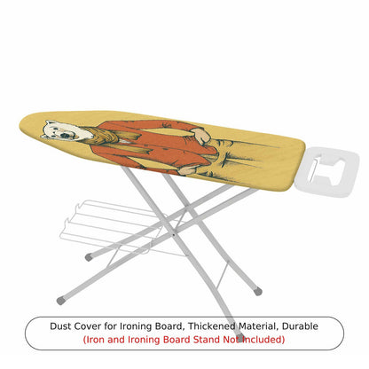 1-Piece Polar Bear  Fun  Ironing Board Cover, Universal Size, Without Board