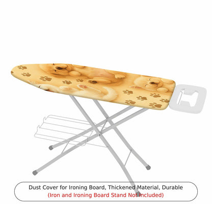 1-Piece Puppy Paw Print Sleeping Dogs Cute  Ironing Board Cover, Universal Size, Without Board