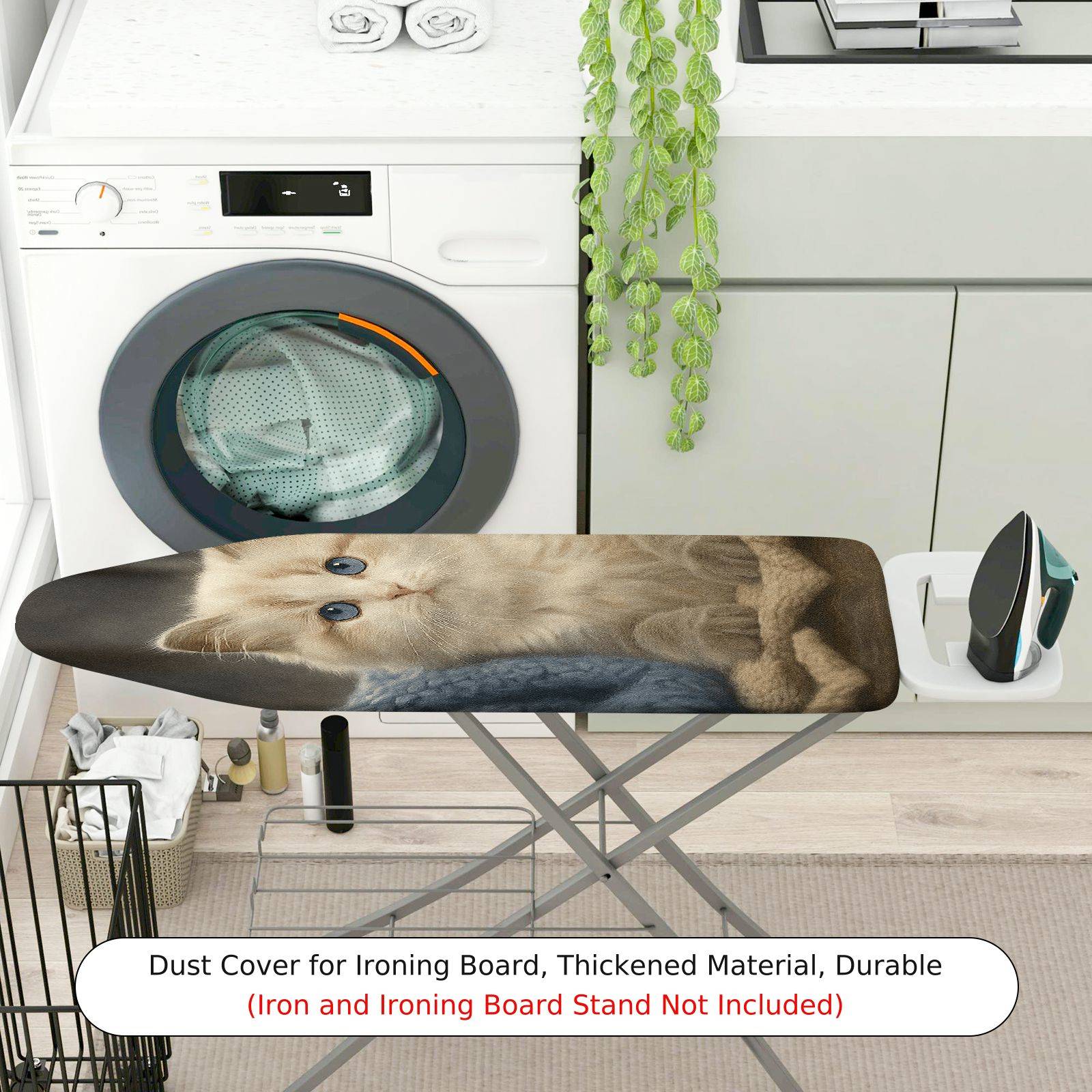 1-Piece Cat Cute Kitten  Ironing Board Cover, Universal Size, Without Board
