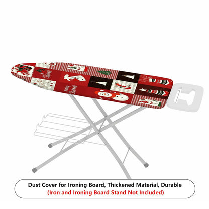 1-Piece Christmas Santa Bell  Ironing Board Cover, Universal Size, Without Board