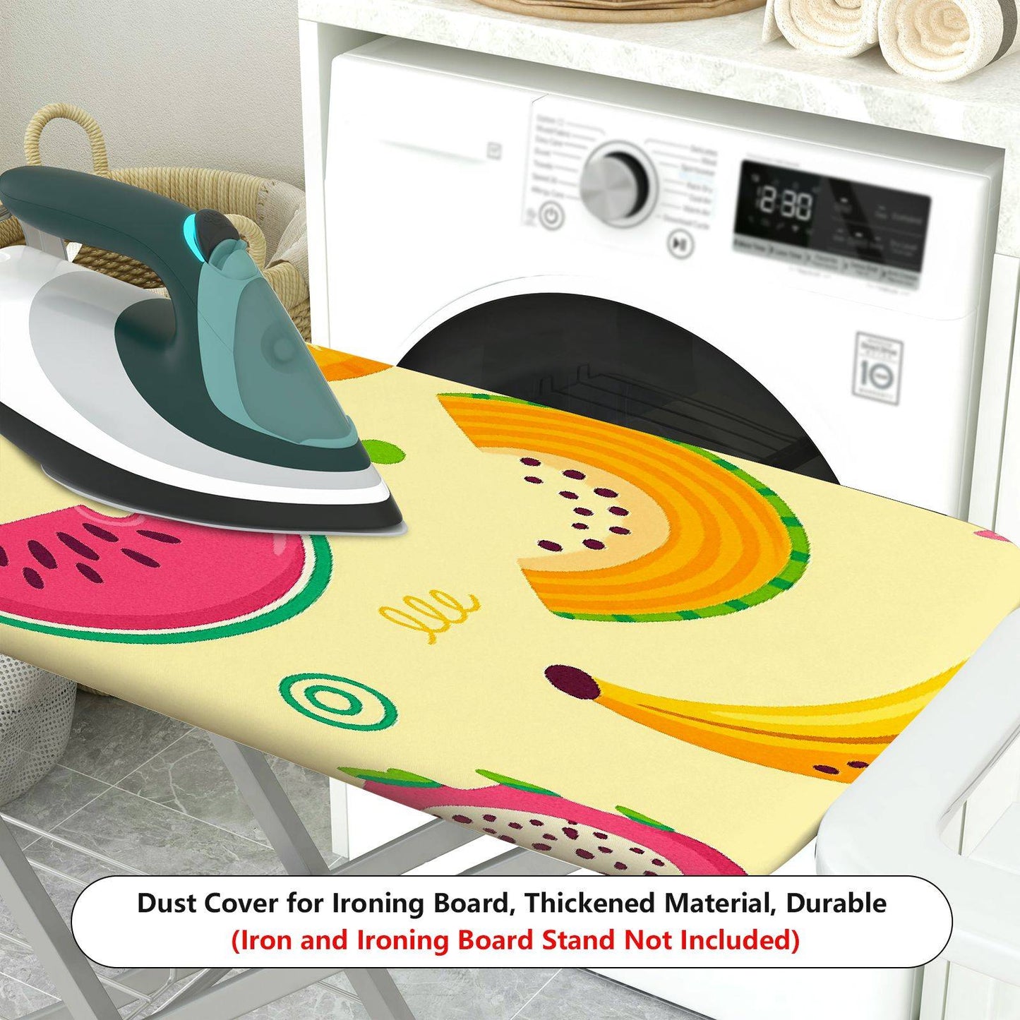 1-Piece Fruit Tropical Colorful  Ironing Board Cover, Universal Size, Without Board