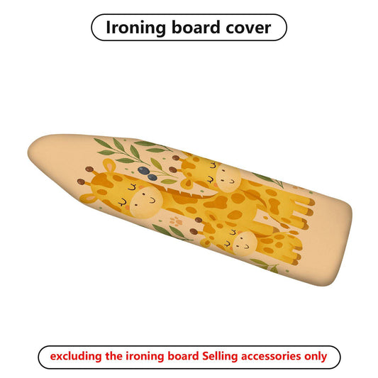 1-Piece Animal Family Cute Giraffe  Ironing Board Cover, Universal Size, Without Board