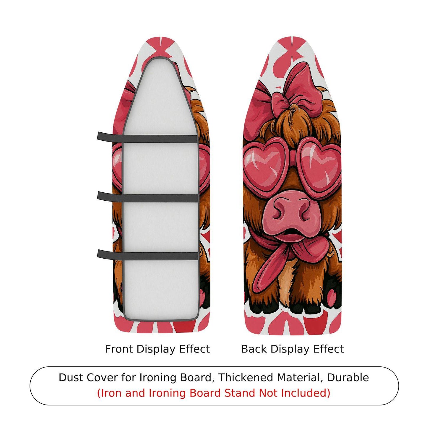 1-Piece Animal Love Fun  Ironing Board Cover, Universal Size, Without Board