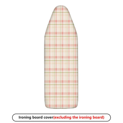 1-Piece Checkered Plaid Pattern Pastel Colors  Ironing Board Cover, Universal Size, Without Board