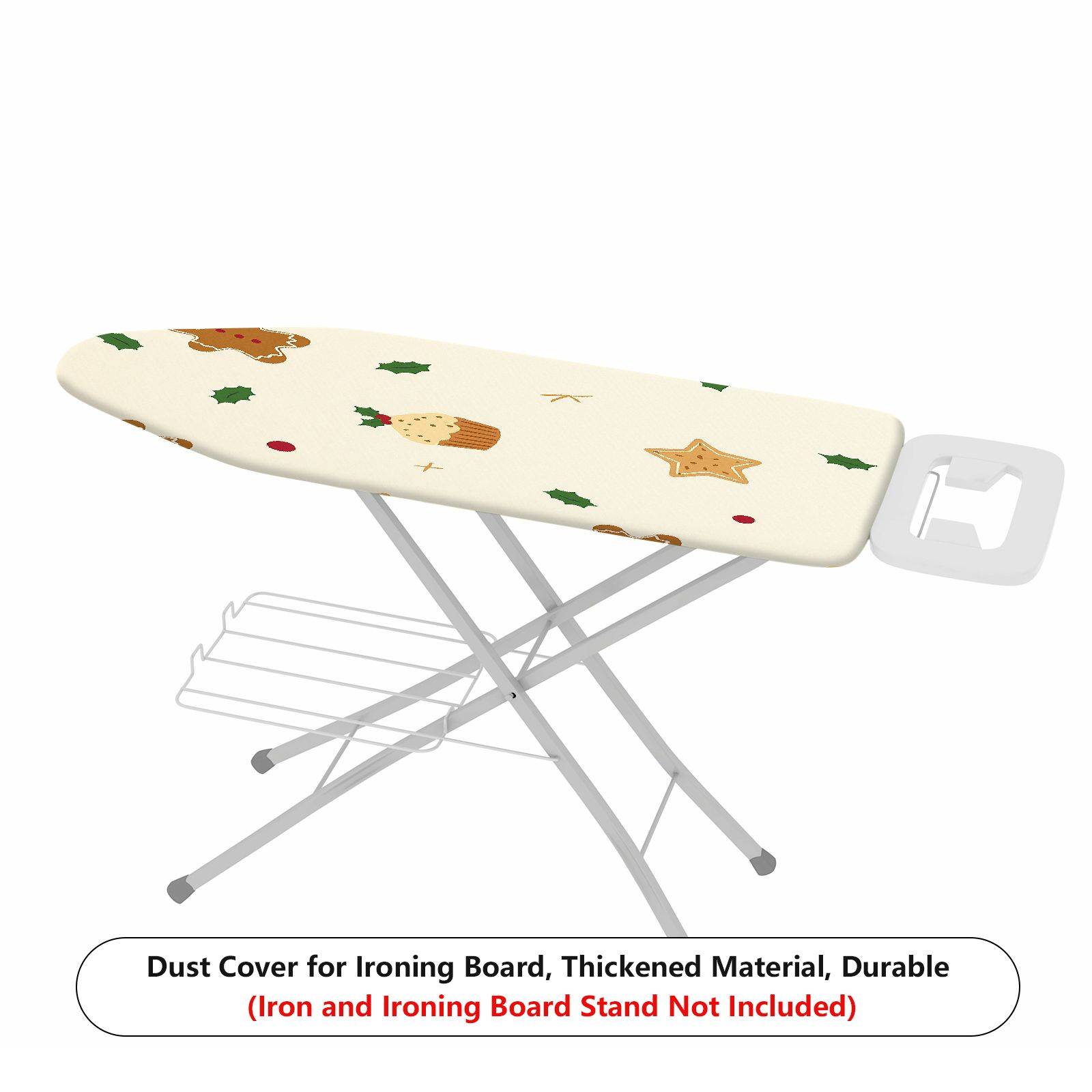 1-Piece Christmas Gingerbread Star  Ironing Board Cover, Universal Size, Without Board