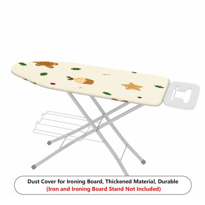1-Piece Christmas Gingerbread Star  Ironing Board Cover, Universal Size, Without Board