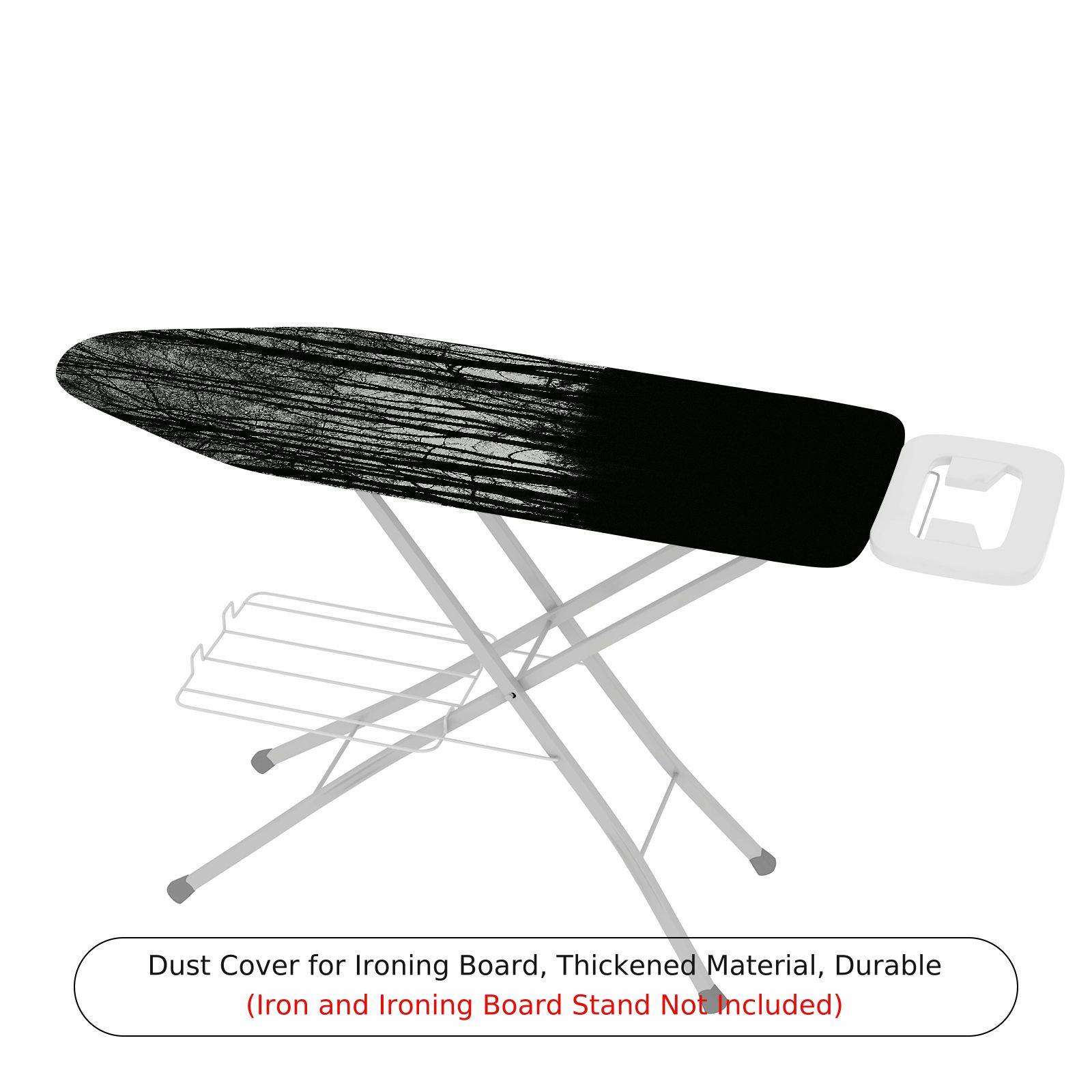 1-Piece Abstract Black White Paint  Ironing Board Cover, Universal Size, Without Board