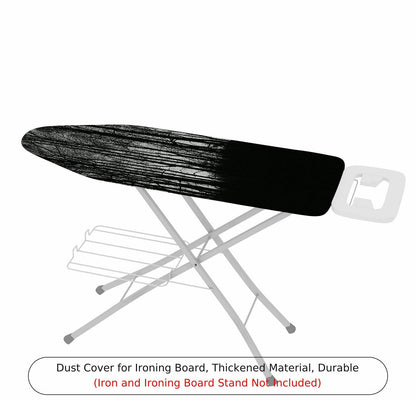 1-Piece Abstract Black White Paint  Ironing Board Cover, Universal Size, Without Board