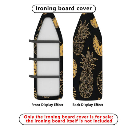 1-Piece Pineapple Tropical Fruit  Ironing Board Cover, Universal Size, Without Board