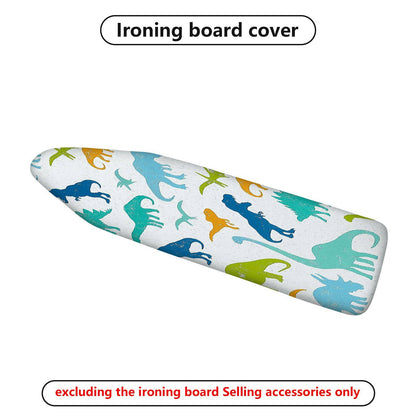1-Piece Dinosaur Colorful Fun  Ironing Board Cover, Universal Size, Without Board