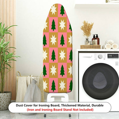 1-Piece Christmas Tree Star Pattern  Ironing Board Cover, Universal Size, Without Board
