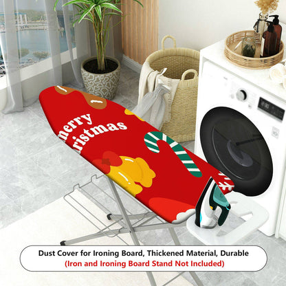 1-Piece Christmas Candy Bow  Ironing Board Cover, Universal Size, Without Board