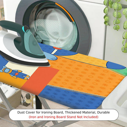 1-Piece Robot Fun  Ironing Board Cover, Universal Size, Without Board