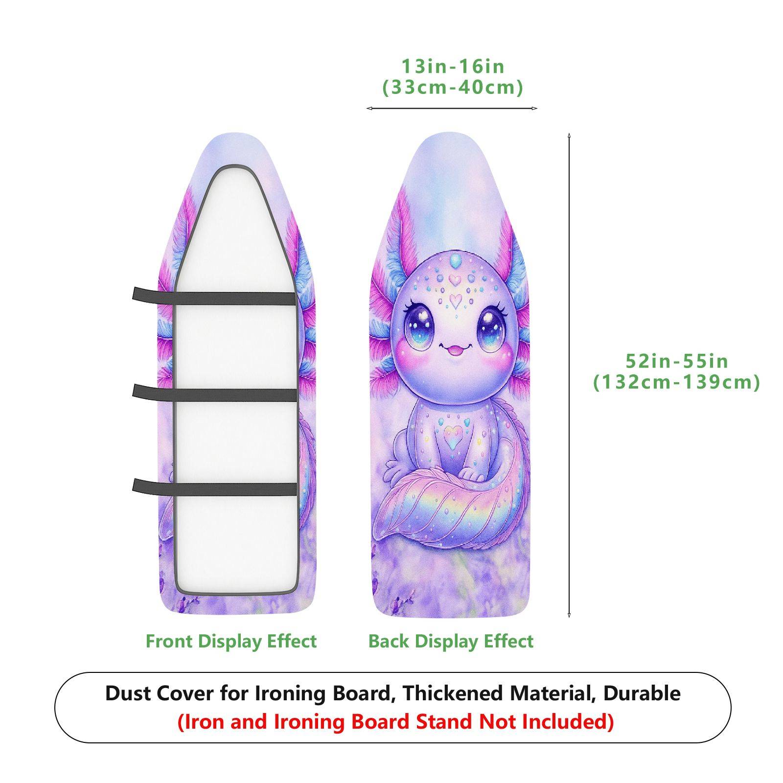 1-Piece Fantasy Cute Colorful  Ironing Board Cover, Universal Size, Without Board