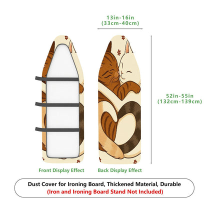 1-Piece Cat Lovers  Cute  Ironing Board Cover, Universal Size, Without Board
