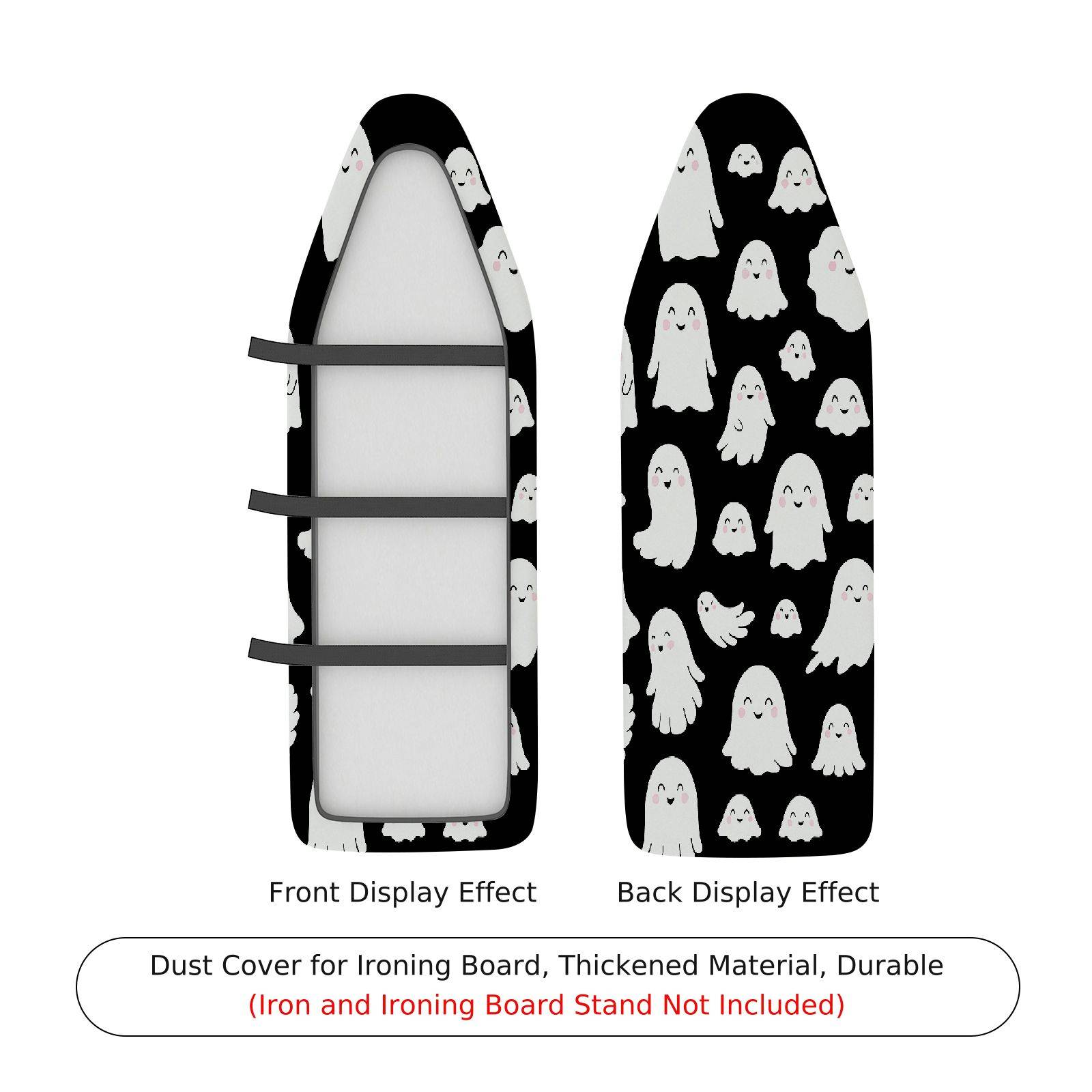 1-Piece Halloween Ghost Fun  Ironing Board Cover, Universal Size, Without Board