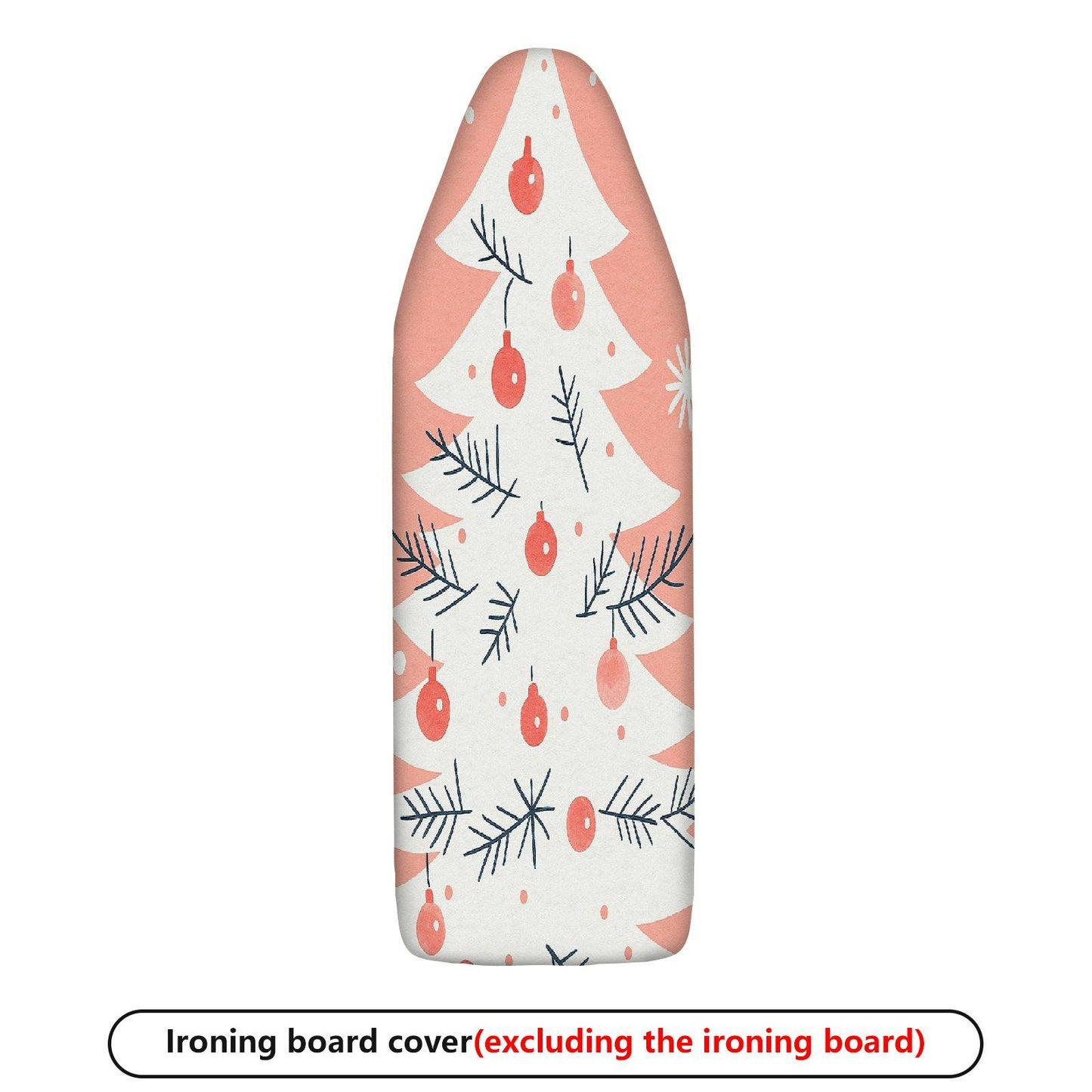 1-Piece Christmas Tree Ornament Festive  Ironing Board Cover, Universal Size, Without Board