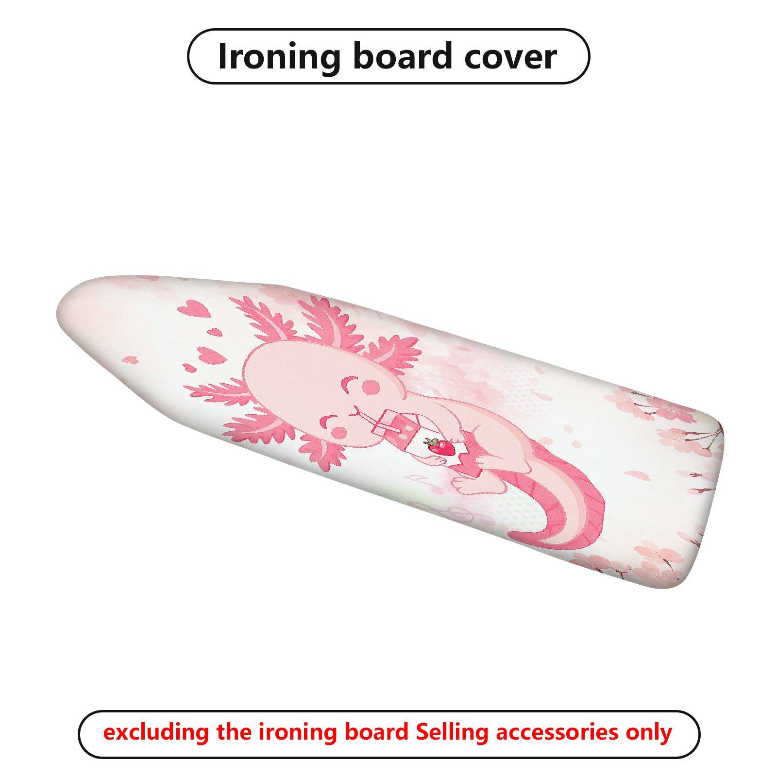 1-Piece Cute Pink  Ironing Board Cover, Universal Size, Without Board